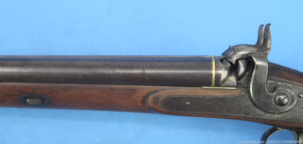 Double Rifle .36 Caliber Edward Andrews Ohio Percussion Antique 1840-60-img-25