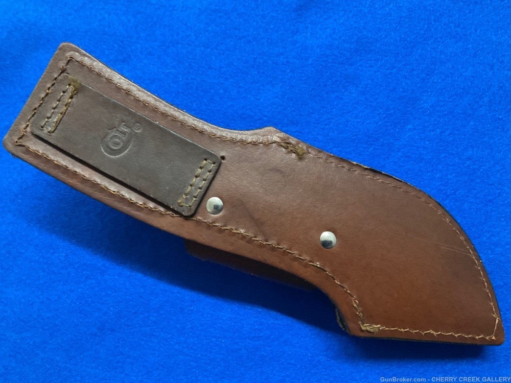 Vintage COLT knife sheath skinner holster oak leaf match -img-6