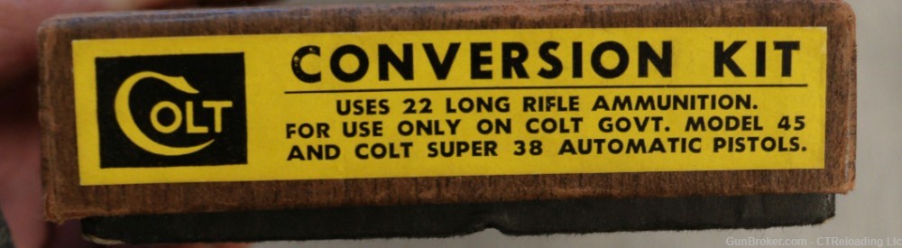 Colt Conversion Kit 22Lr. Model 03150FS Born Date 1968 VERY NICE!!-img-17