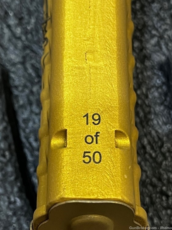 Rare 1 of 50 made Easter 2023 Gold Battle bunny arsenal waffle mag 7.62x39 -img-8