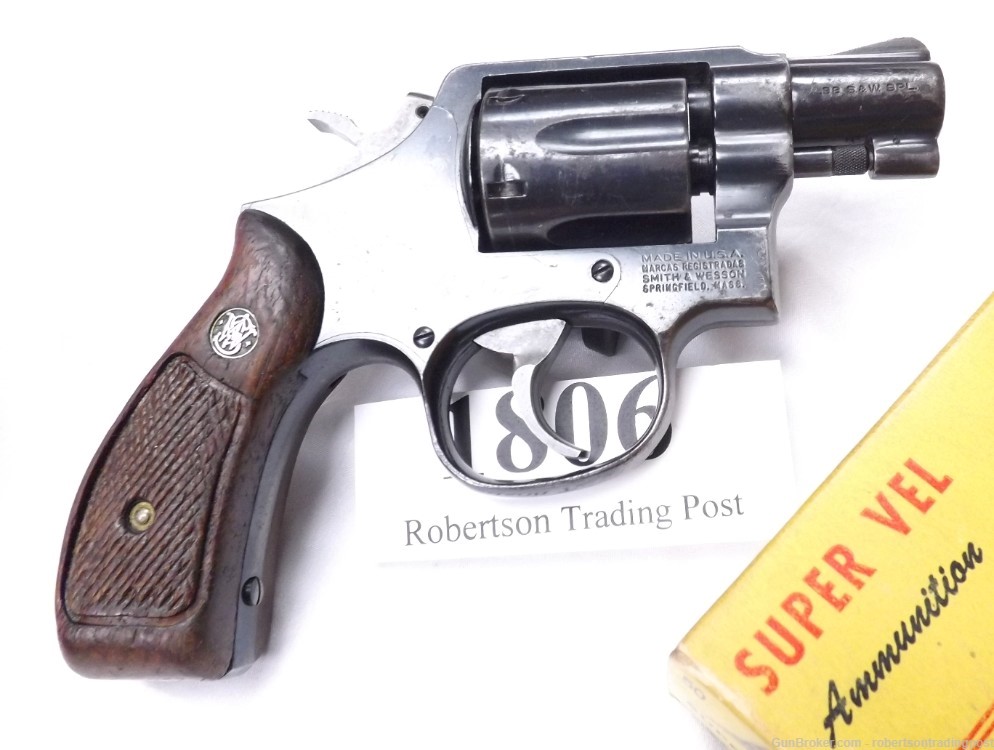 Smith & Wesson .38 S&W Spl Model 10-7 2” Blue Snub 1984 Cold War Revolver -img-17
