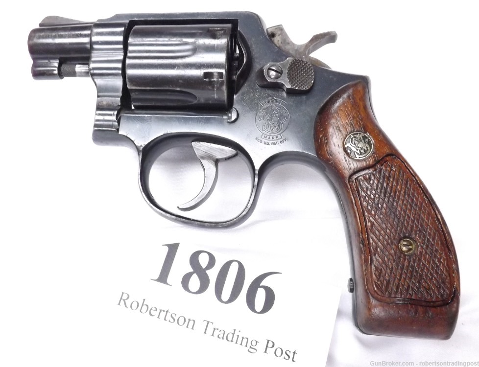 Smith & Wesson .38 S&W Spl Model 10-7 2” Blue Snub 1984 Cold War Revolver -img-0