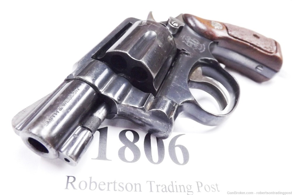 Smith & Wesson .38 S&W Spl Model 10-7 2” Blue Snub 1984 Cold War Revolver -img-9