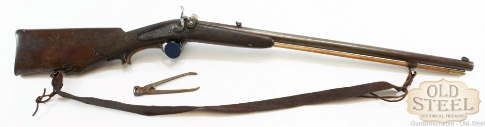 E.H. Martin Denver CO Muzzleloader Musket .44 Cal Black Powder Antique-img-0