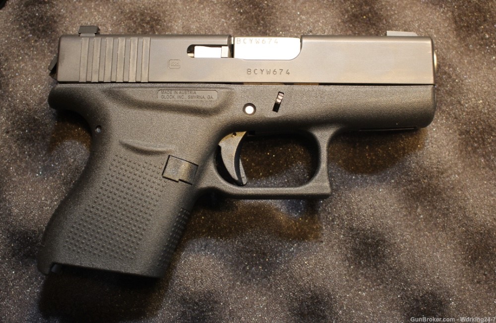 Glock 43 9mm w Custom Features of NP3 Barrel and Internals, Night Sights-img-2