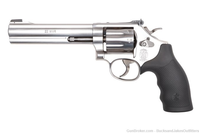 SMITH AND WESSON 648 22MAG 6" SS/SYN 8RD-img-0
