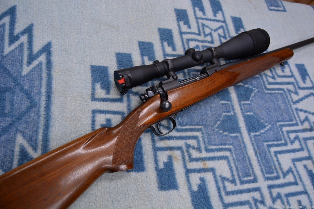Winchester Pre 64 M 70 .220 Swift W/ Redfield 3x12 Illuminator Scope-img-1