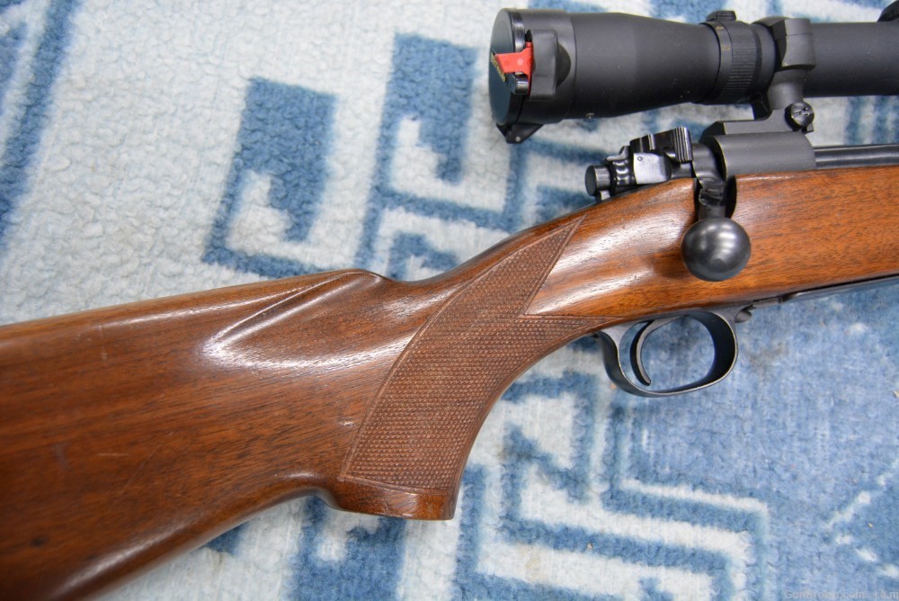 Winchester Pre 64 M 70 .220 Swift W/ Redfield 3x12 Illuminator Scope-img-3