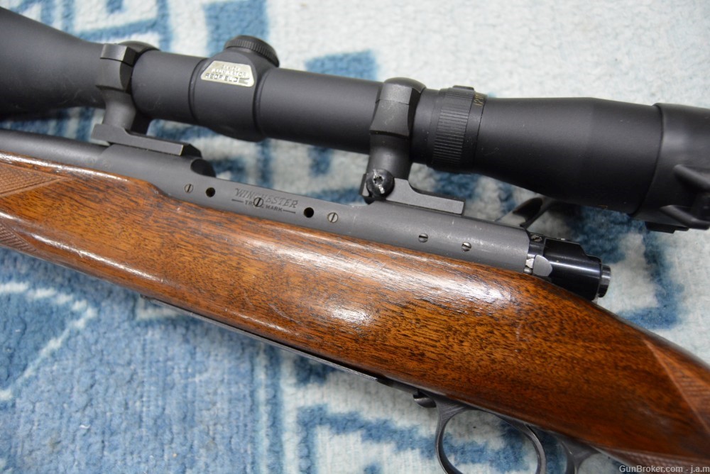 Winchester Pre 64 M 70 .220 Swift W/ Redfield 3x12 Illuminator Scope-img-11
