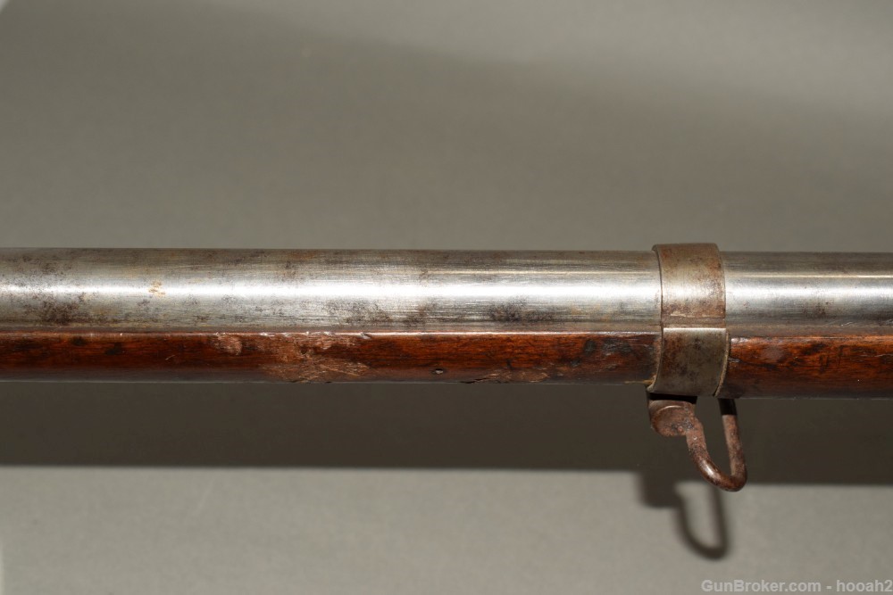 Antique Swiss Model 1842 Rifle Percussion Musket 70 Caliber-img-13