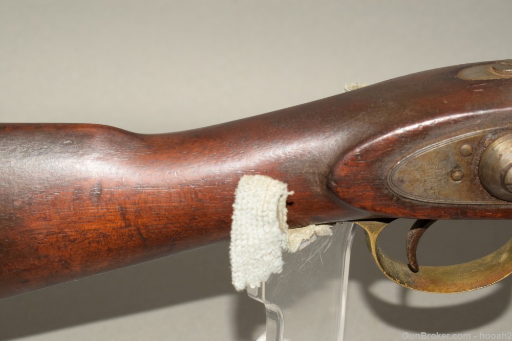 Antique Enfield Model 1856 India Pattern Percussion Carbine 64 Cal 1859 -img-3