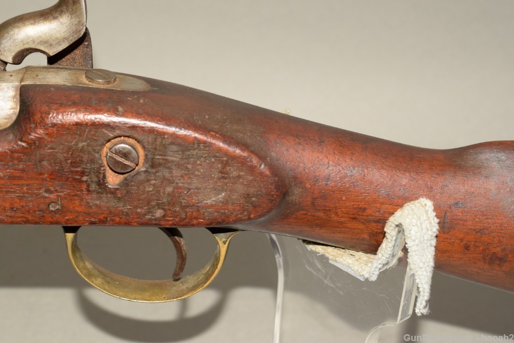 Antique Enfield Model 1856 India Pattern Percussion Carbine 64 Cal 1859 -img-9
