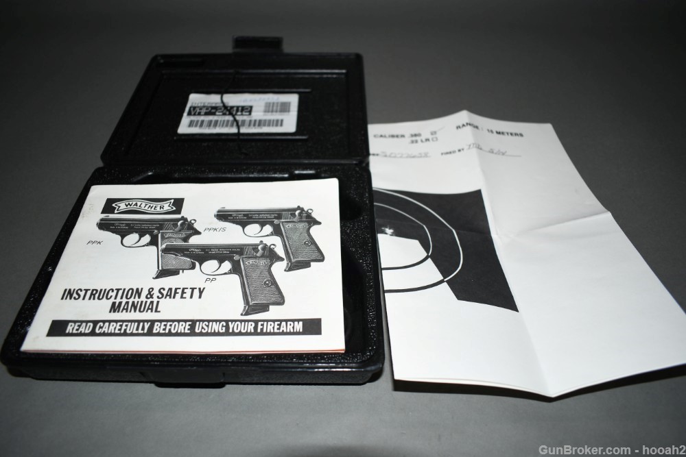 Nice Interarms Walther PPK/S Stainless Pistol 380 ACP W Box-img-37