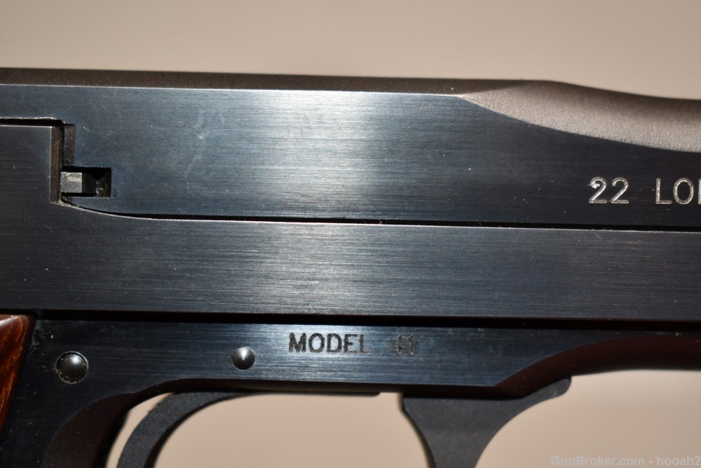 Smith & Wesson Model 41 Semi Auto Pistol 7" 22LR W Box 2011-img-6