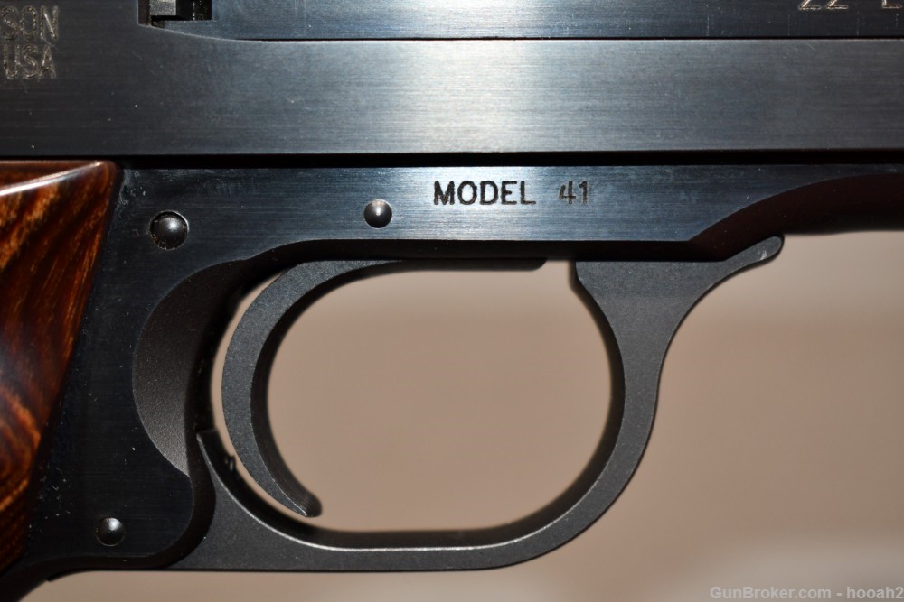 Smith & Wesson Model 41 Semi Auto Pistol 7" 22LR W Box 2011-img-5