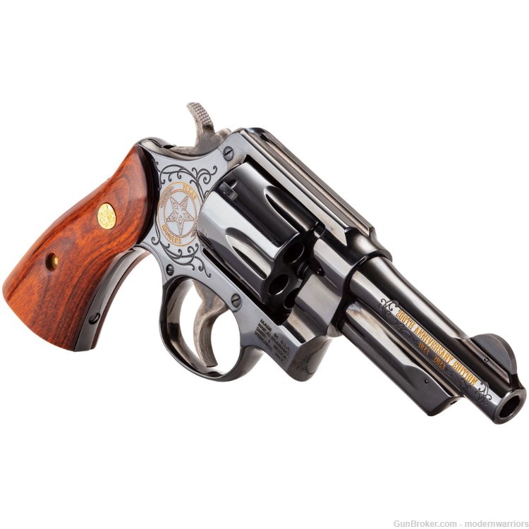 Smith & Wesson Texas Rangers 200th Anniv-4" Bbl (.357 Mag) Wood Case-Black-img-3