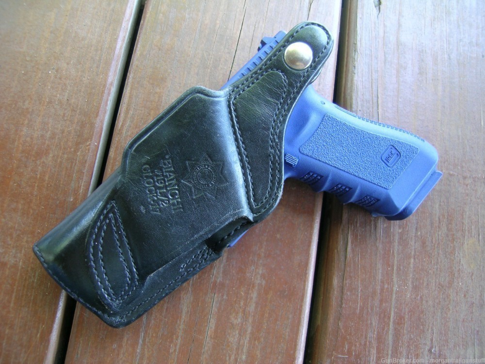 Bianchi #19L/2 Suede Lined Leather Holster Glock 17 22-img-4