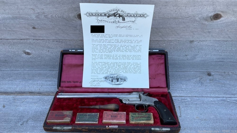 Smith & Wesson Model of 1891 Single Shot Model 1, 2 & 3 w/ Factory Letters-img-33