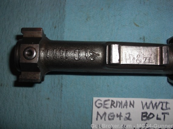 German WWII MG42 Bolt "clc" w/ Eagle WaA "214" "3"-img-10