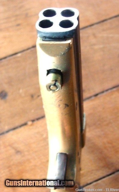 Sharps Pepperbox 4 Barrel Derringer Antique 22 cal. in Fake Book No Reserve-img-10