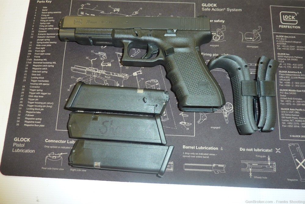 GLOCK 35 GEN 4 40 CAL 5.31" BBL, 3 10 RD MAGS, USED.-img-9