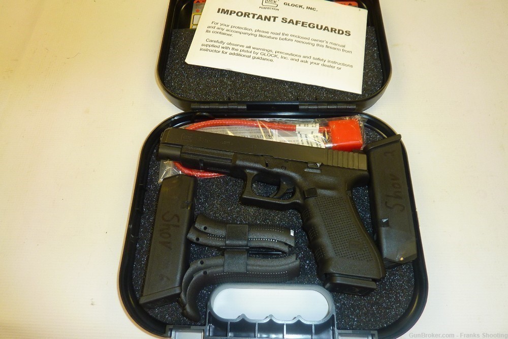 GLOCK 35 GEN 4 40 CAL 5.31" BBL, 3 10 RD MAGS, USED.-img-0