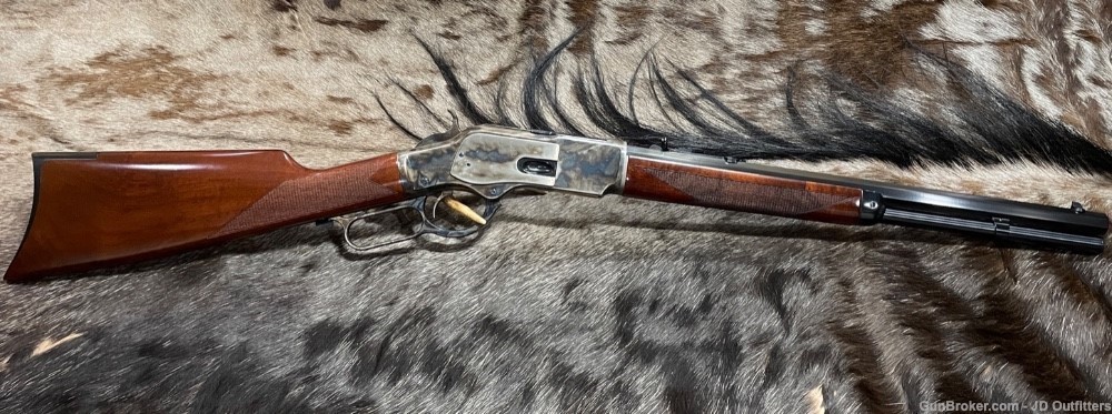NEW 1873 WINCHESTER SPORTING RIFLE 357 MAG 38 SPECIAL 18" UBERTI CIMARRON-img-1