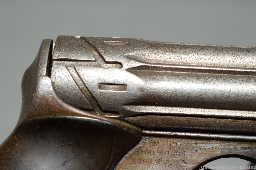 RARE Remington Zig Zag Ring Trigger Derringer 22 Short Rimfire #608-img-3