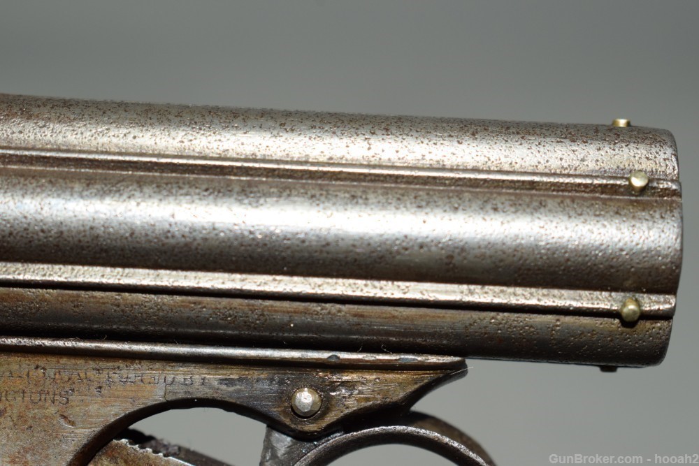 RARE Remington Zig Zag Ring Trigger Derringer 22 Short Rimfire #608-img-5