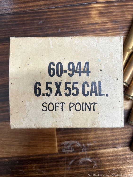 6.5x55 Swede 15rnds Milsurp Ammo-img-1