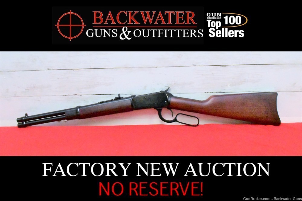 FACTORY NEW ROSSI R92 HARDWOOD CARBINE 44 MAG BLACK RIFLE NO RESERVE!-img-0
