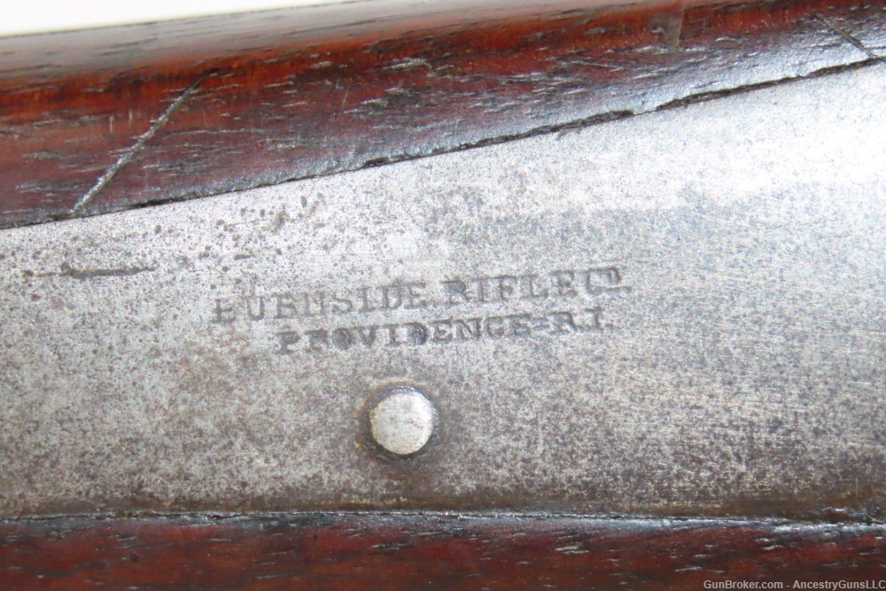 UNION CAVALRY CARBINE GEN. AMBROSE BURNSIDE M1864 .54 CIVIL WAR US  Antique-img-5