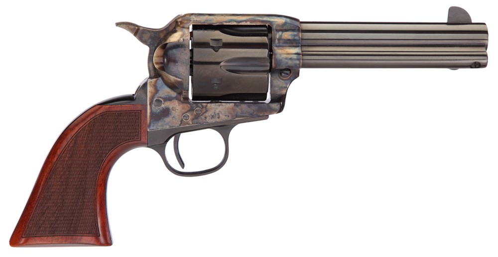 Taylors & Company Runnin Iron 45 Colt (LC) Revolver 4.75 6+1 Blued-img-0