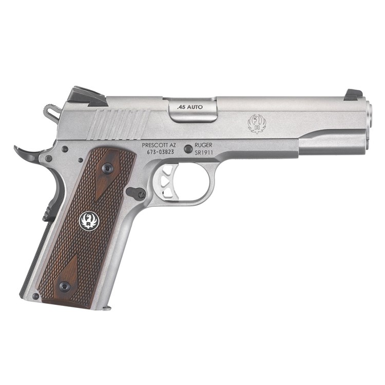 Ruger SR1911 Full Size 45 Auto Pistol 5 SS 6700-img-0