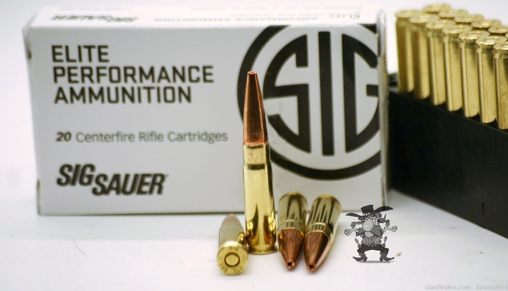 Sig Sauer 300 Blackout Elite Series Solid Copper Open Tip Projectile 20 RDS-img-0