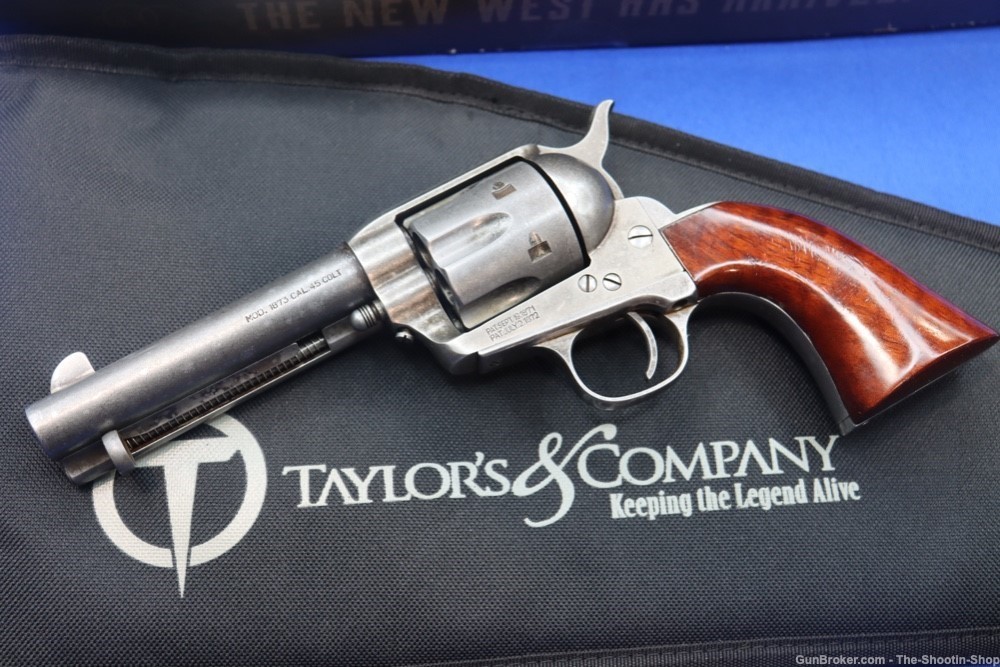 Taylors & Co Old Model Cattleman Revolver 45 Colt Single Action ANTIQUE 45L-img-19
