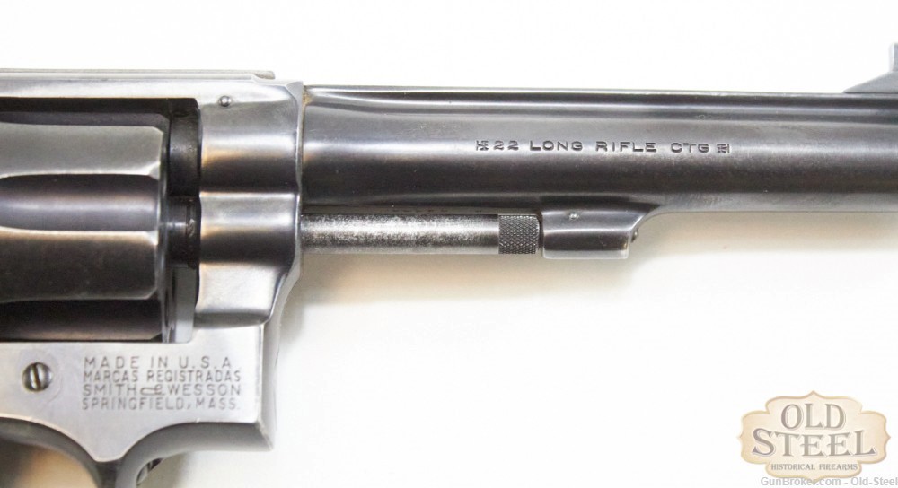 Smith And Wesson K22 22LR MFG 1950 C&R Post War Third Model-img-9