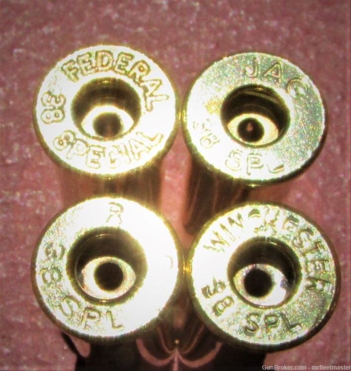 38 SPECIAL BRASS 590 MIXED HEADSTAMP YELLOW PROCESSED BUY NOW-img-2