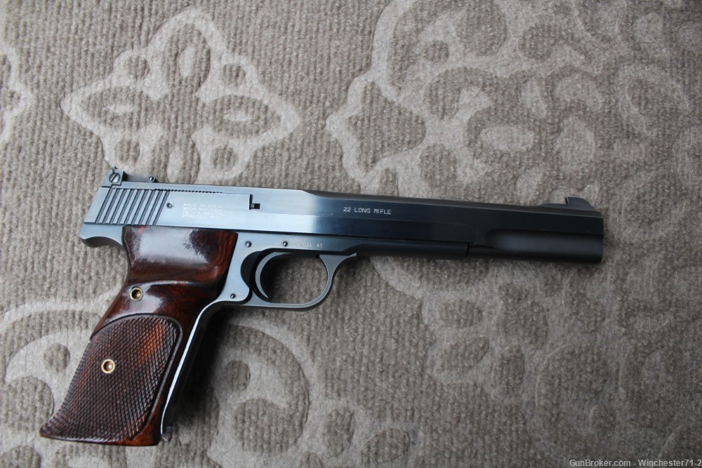 Smith and Wesson Model 41, .22 LR, 7" BBL, Excellent Condition-img-3