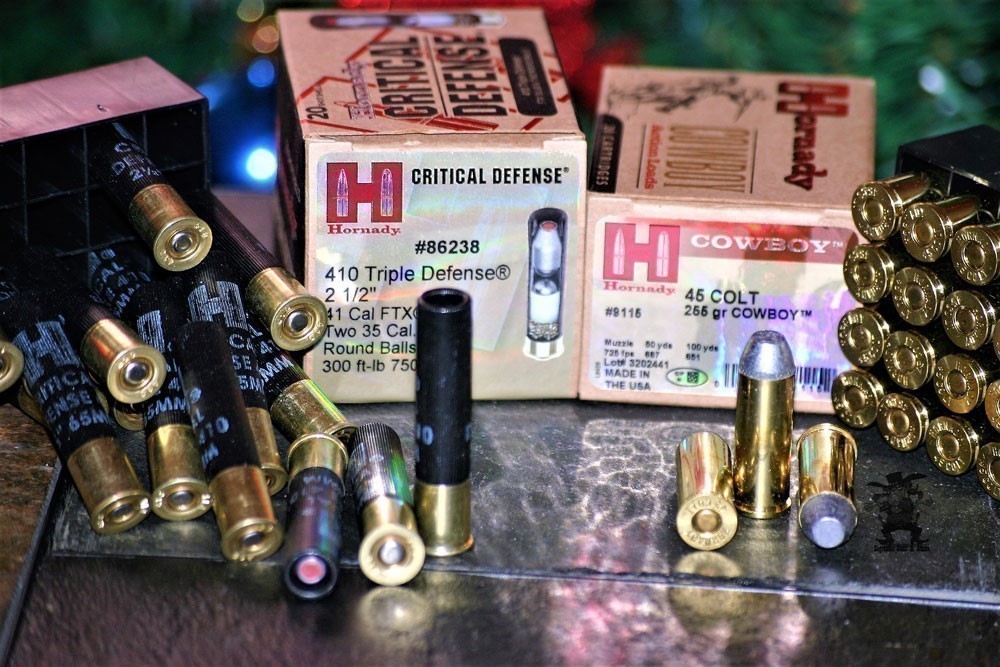 45 LC JUDGE FooD 410/ 45LC HORNADY 45 Colt  + Critical 410 40RD COMBO -img-1