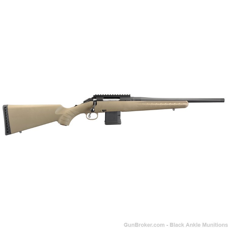 Ruger American Ranch Bolt-Action Rifle, 5.56MM, 16.1", 10rd NIB 26965-img-0