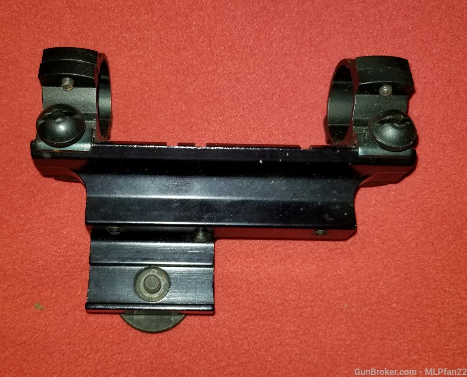 B Square mount for Ruger Mini 14 or 30 with 1" rings. -img-2