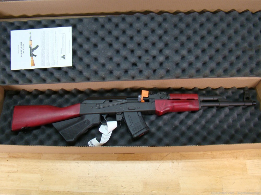 Century Arms VSKA 7.62x39 AK Rifle Russian Red wood CA ok fin grip 10rd CAI-img-3
