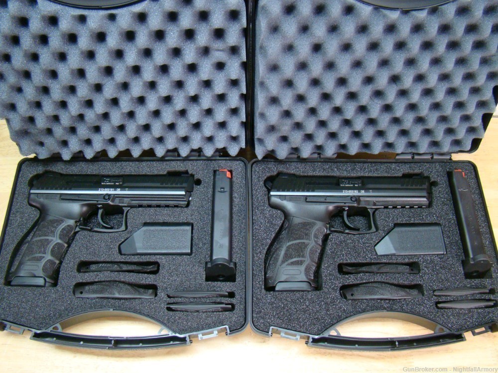 Pair of HK P30L V3 9mm Pistols H&K consec serial # P-30 Longslide Night sts-img-5