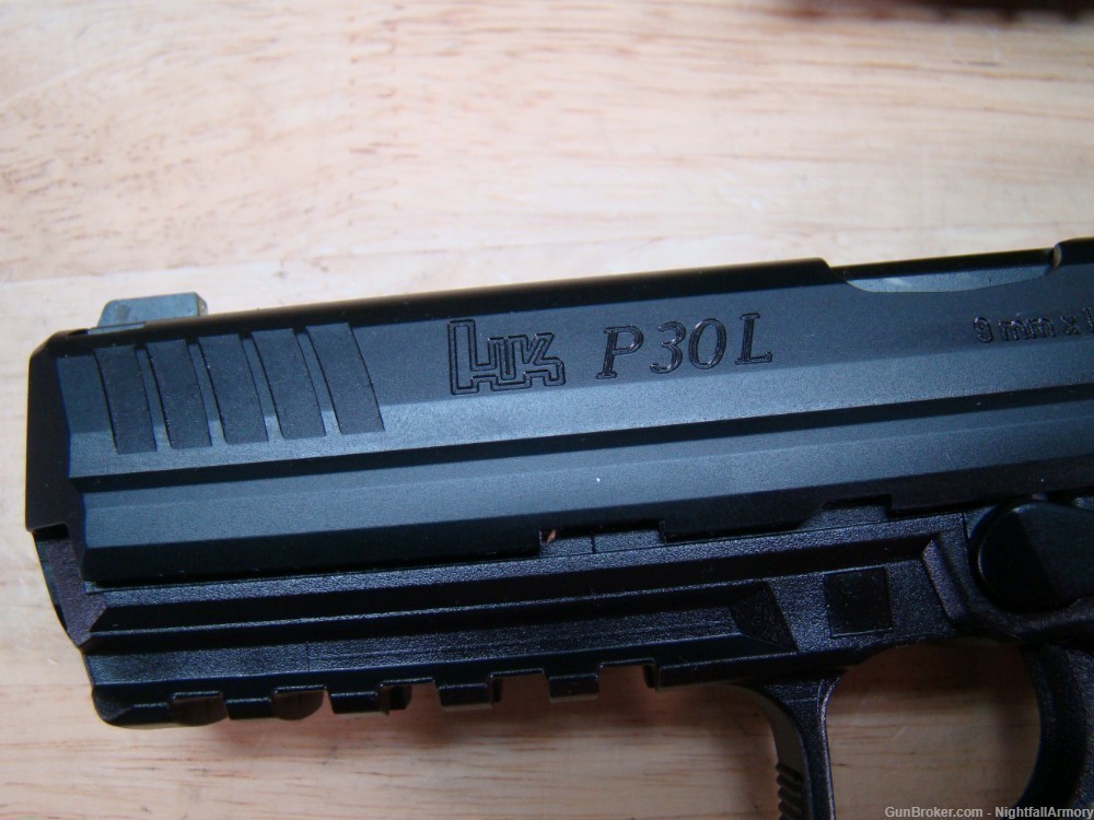 Pair of HK P30L V3 9mm Pistols H&K consec serial # P-30 Longslide Night sts-img-12