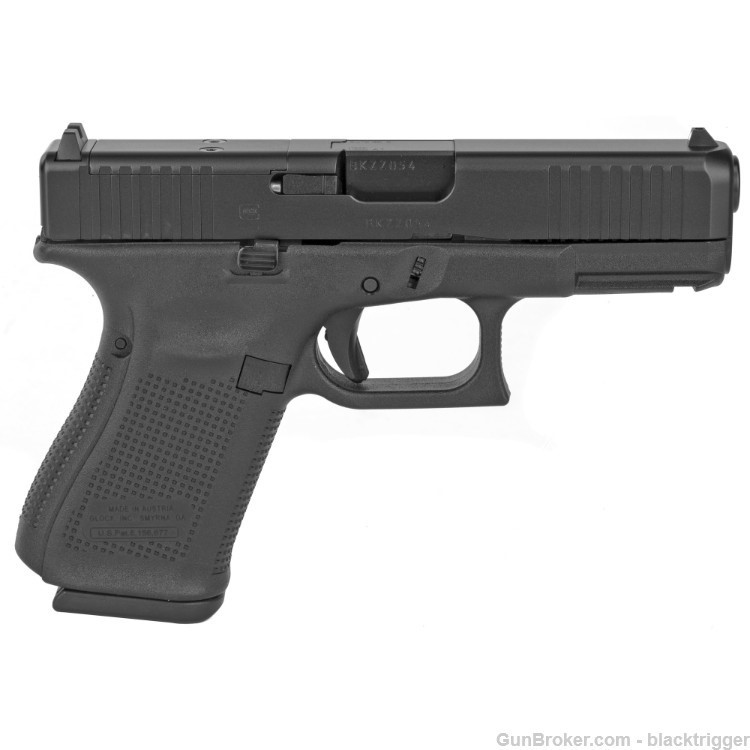 Glock PA195S201MOS G19 Gen5 MOS 9mm 4.02" 10+1 Overall Black MOS Cuts Black-img-2