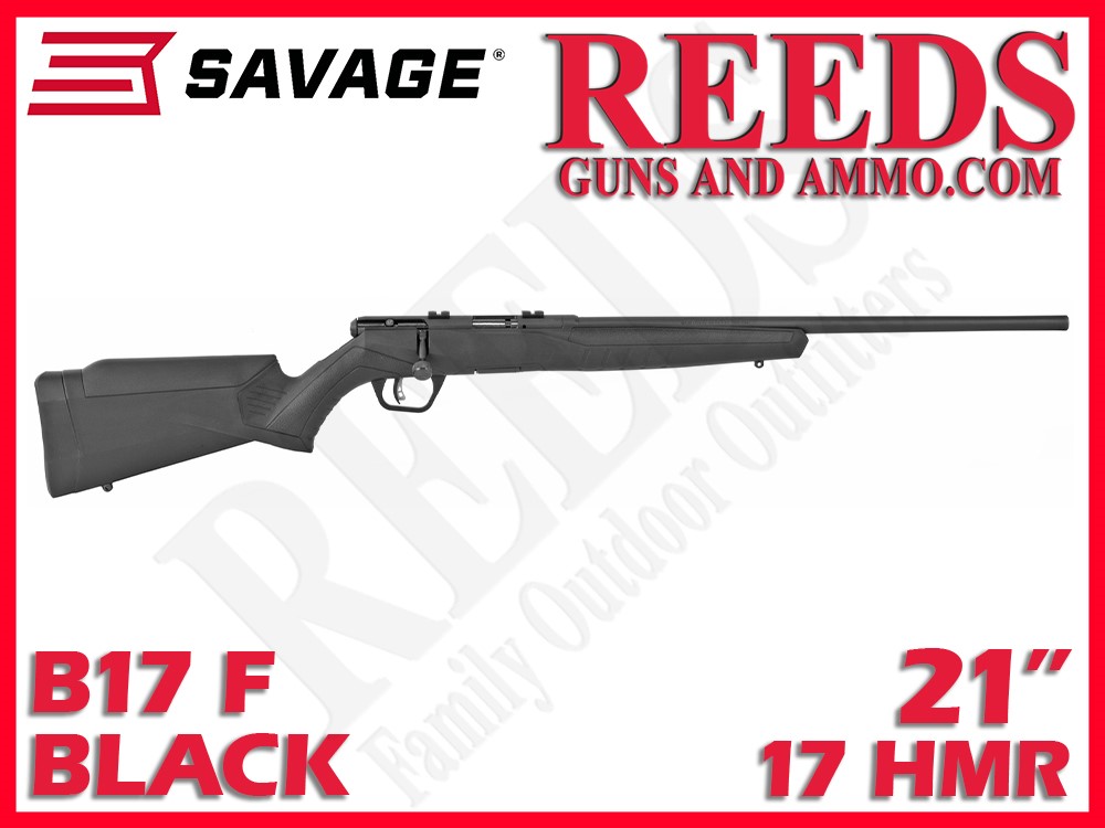 Savage B17 F Black 17 HMR 21in 70800-img-0