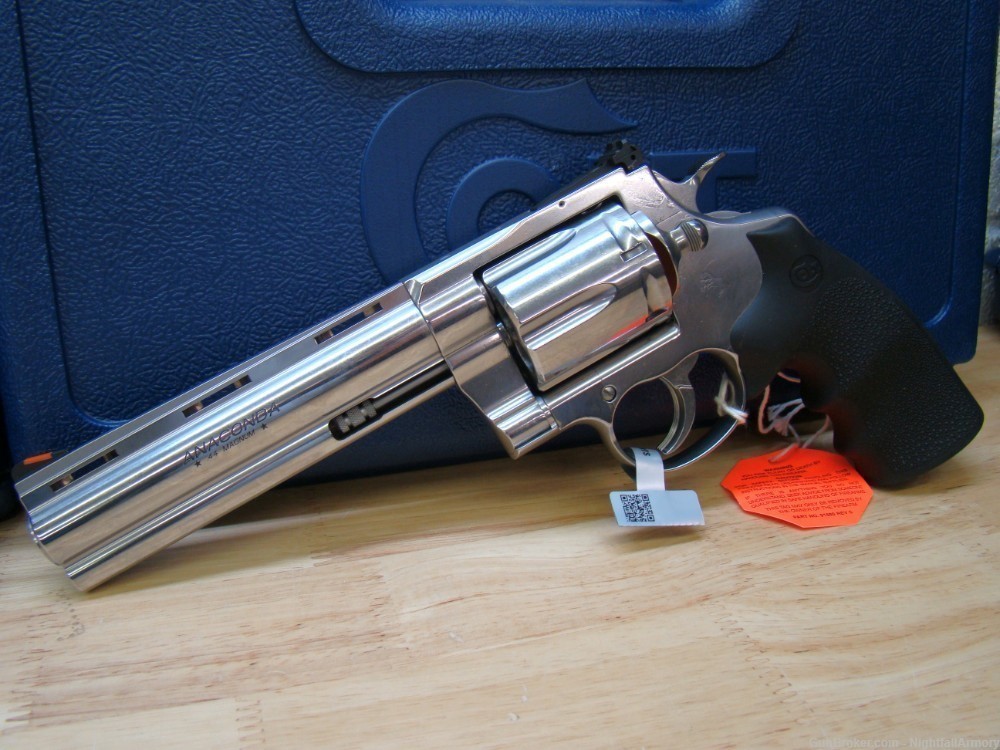 Pair of Colt Anaconda .44mag 6" Revolvers 6rd SS 44 MAG Snake Consecutive #-img-16
