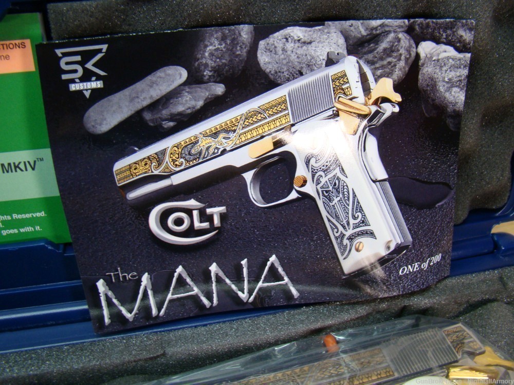 Colt THE MANA & HAKA matching set #109 of 200 .38 Super SS Gold Stainless !-img-12