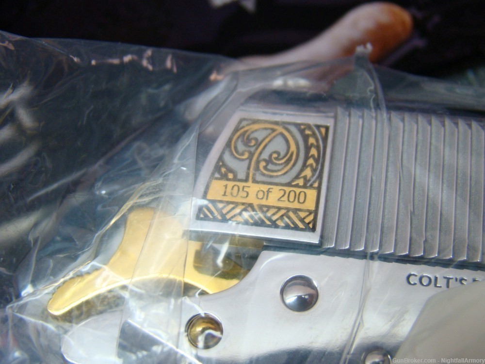Colt THE MANA & HAKA matching set #109 of 200 .38 Super SS Gold Stainless !-img-9